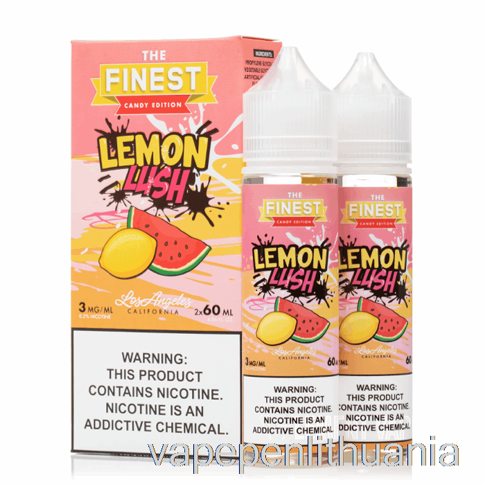 Lemon Lush – Geriausias Saldainių Leidimas – 120ml 6mg Vape Skystis